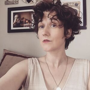 LACAUSA Textured Beige Top